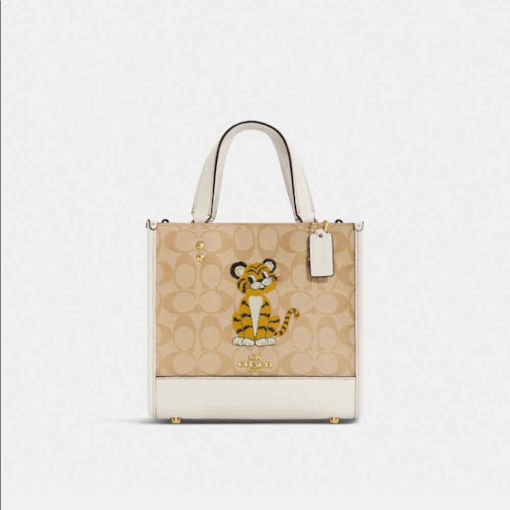 Coach Dempsey Year of Tiger  signature tote hard to find  new with tags - Picture 2 of 9